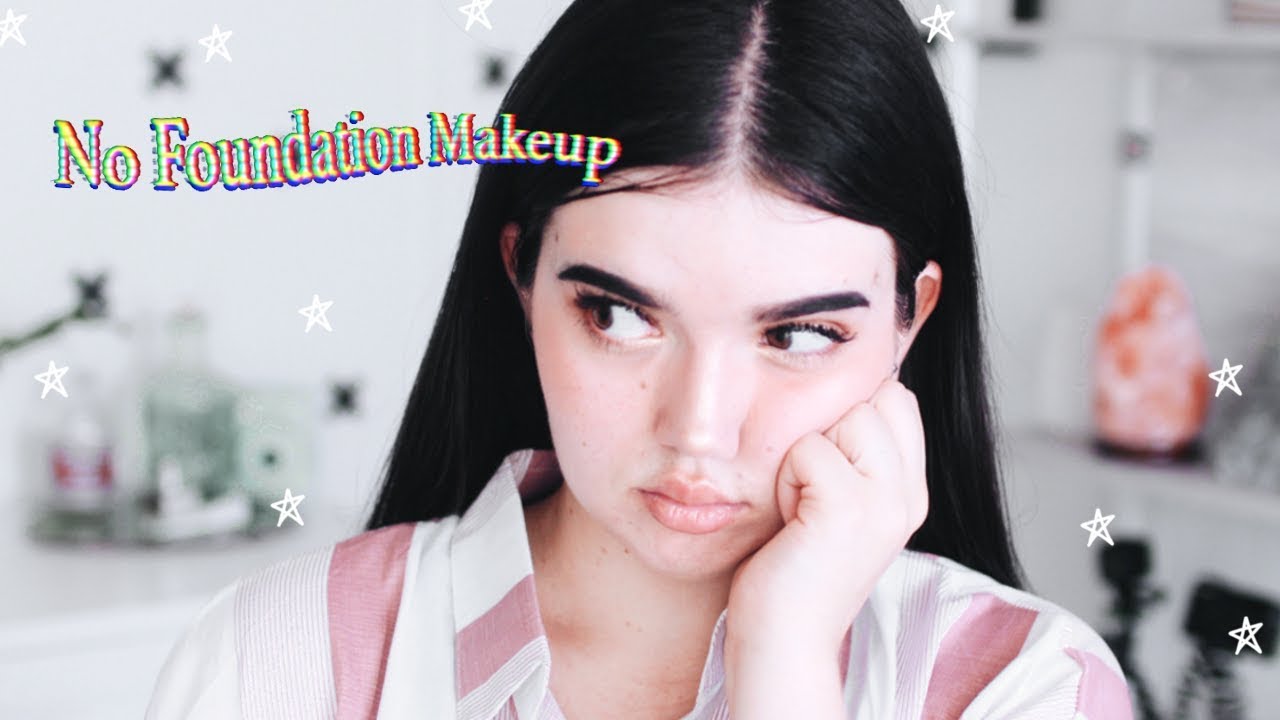 🌿 Drugstore Foundationless Makeup Routine 🌱
