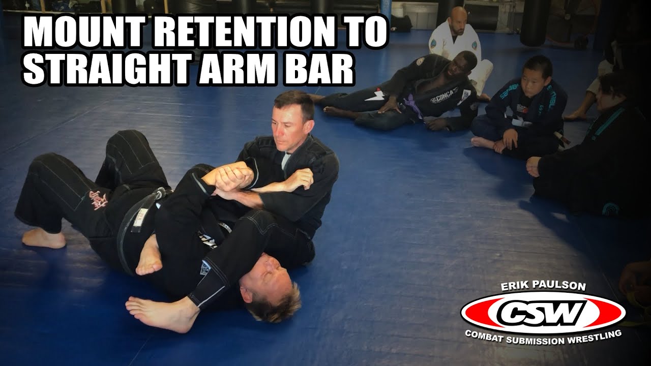 Mount Retention To Straight Arm Bar
