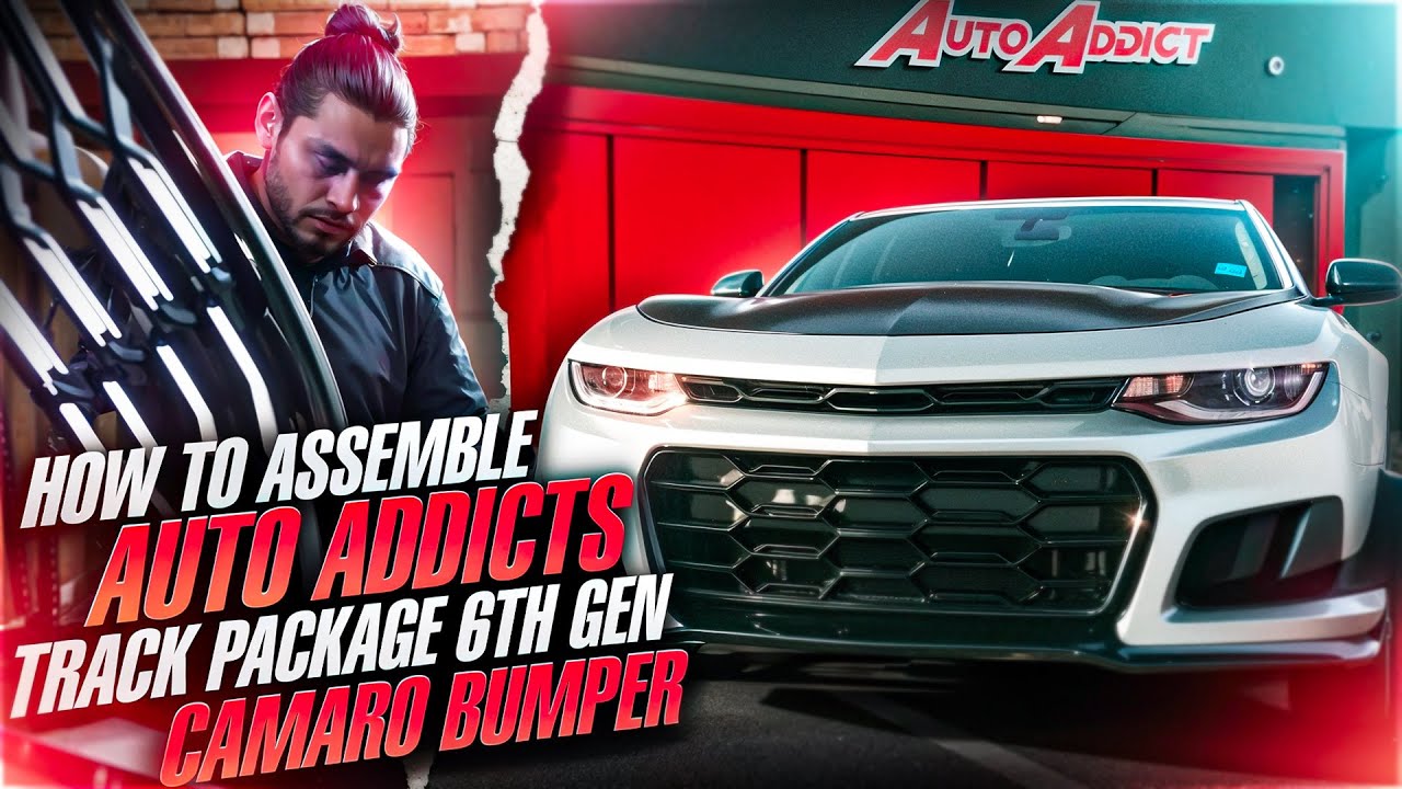 КАК СОБЕРИТЕ КОМПЛЕКТ ДЛЯ ТРЕК-МОДАЛОВ @AutoAddictUSA ДЛЯ КОНВЕРСИОННОГО БАМПЕРА CAMARO 6-ГО ПОКО...