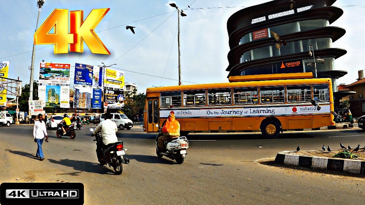 4K Street Walk // 4K વડોદરા City // Vasna Bhayli Road // Gujarat Cinematic