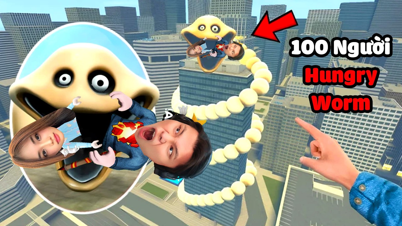 Leo Lên Đỉnh Tháp Cao Nhất Để Thoát Khỏi Sâu Đói Đáng Sợ Đuổi Ăn Thịt cùng Mochi & JayGray 🐛😱 Roblox