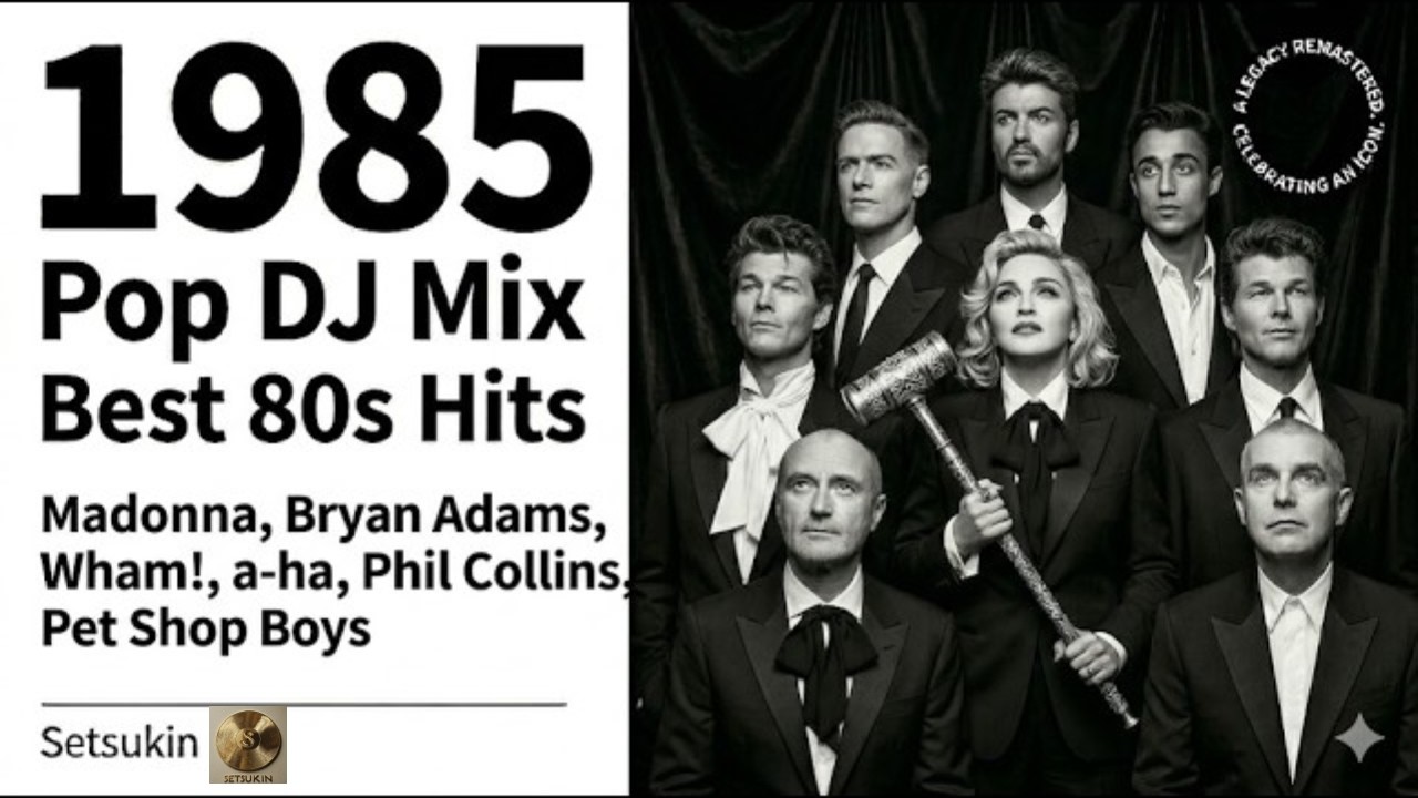1985 Pop DJ Mix | Best 80s Hits | Madonna, Bryan Adams, Wham!, a-ha, Phil Collins,Pet Shop Boys