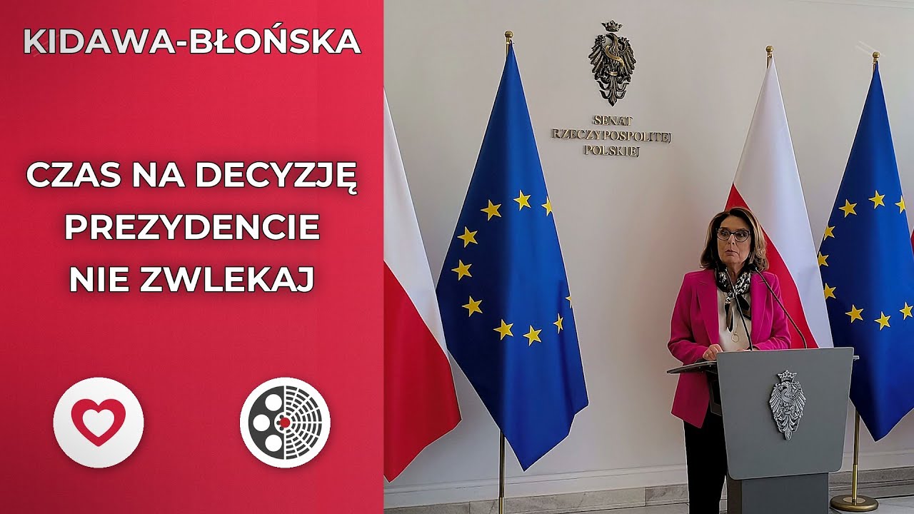 Małgorzata Kidawa-Błońska - Przyspieszone posiedzenie Senatu