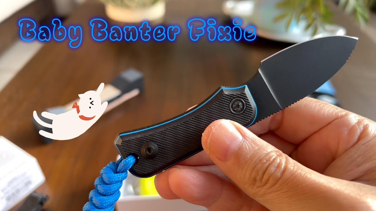 Baby Banter Fixed Blade review 🚀 ➕ @knafs_co haul 🐈