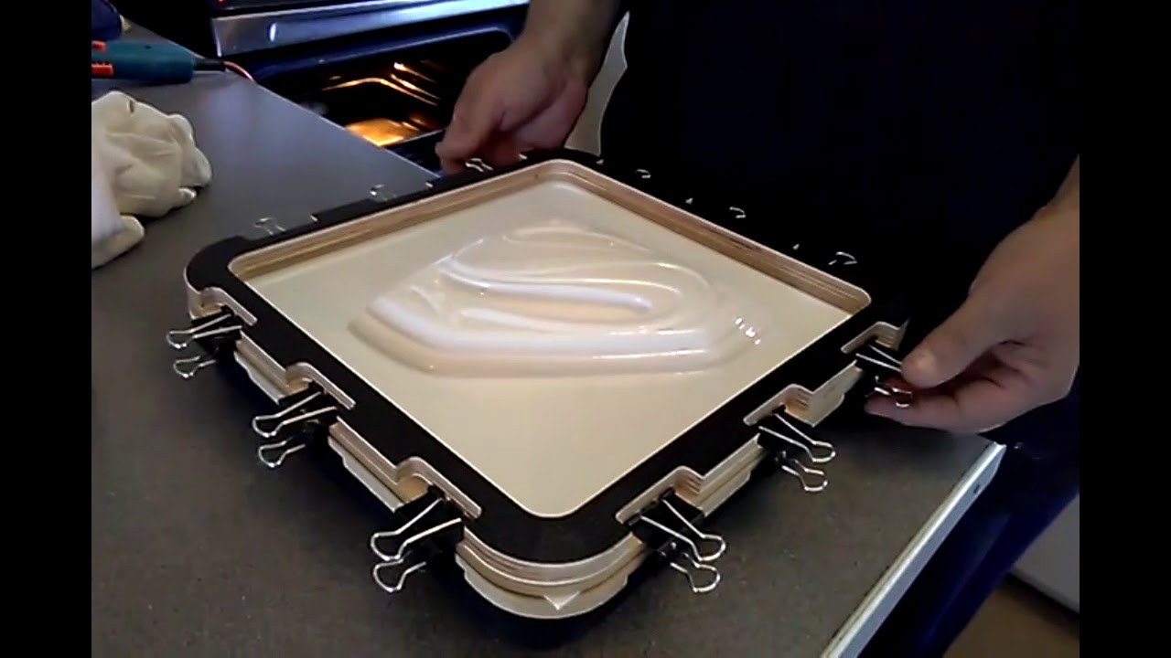Vacuum forming and painting real metal finish superman logo