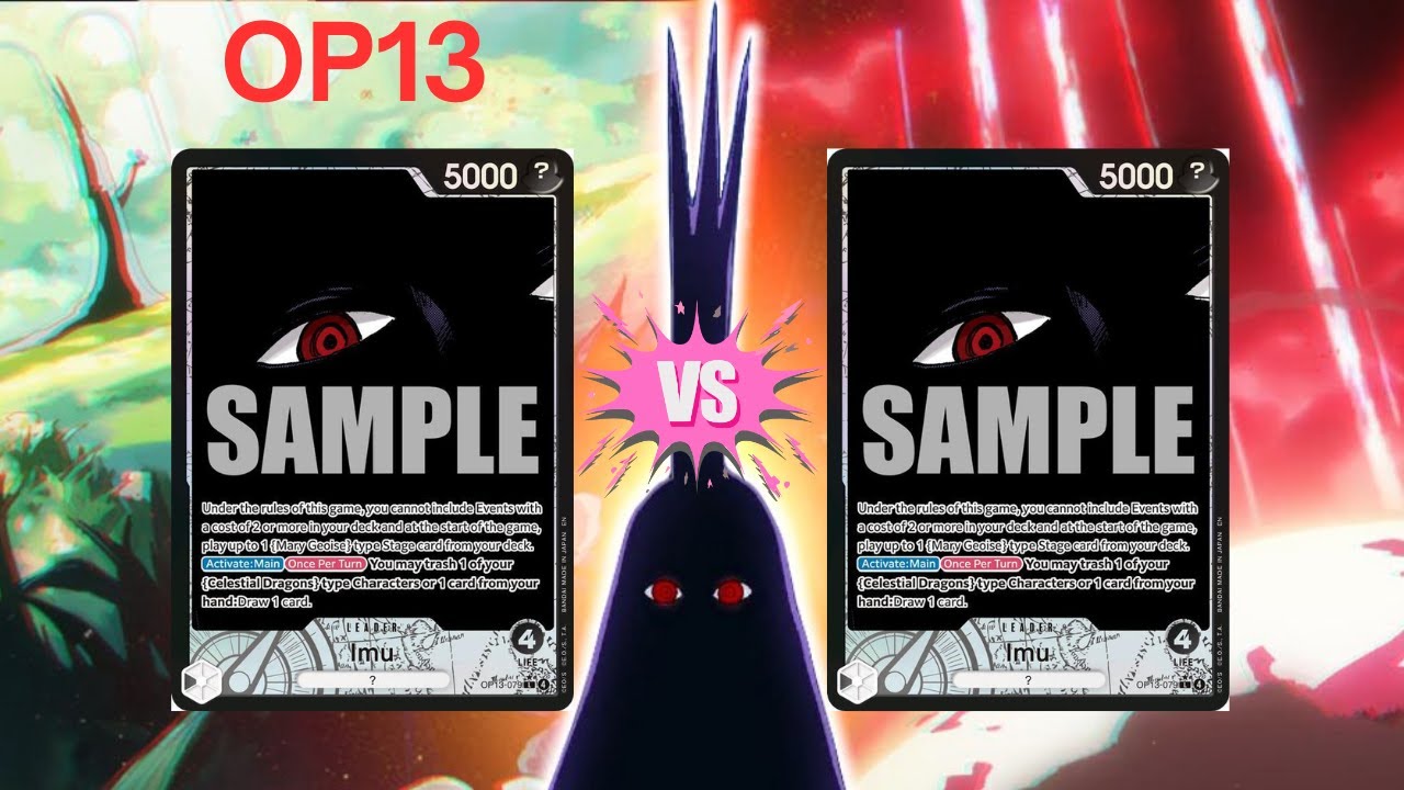 [OP13] Финал! One Piece TCG: Иму против Иму