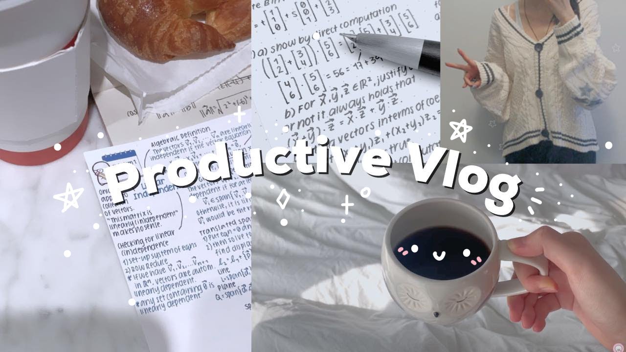 Productive Vlog | Balancing College + My Small Business ^_^