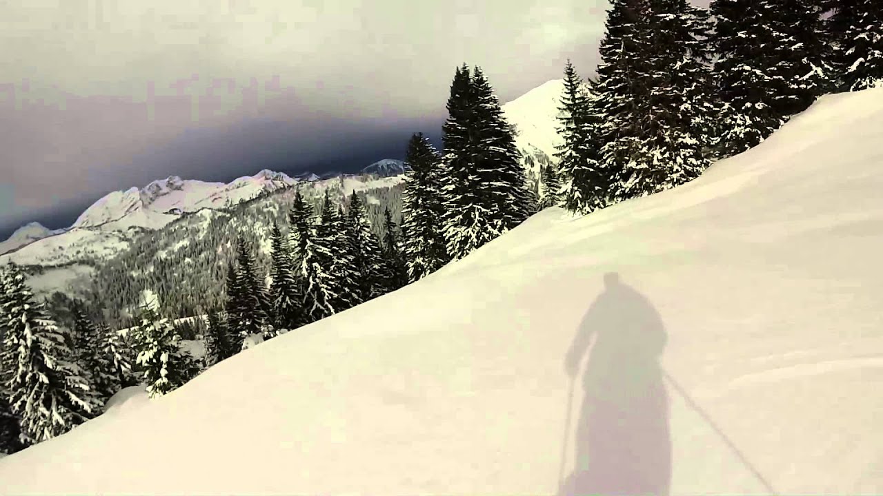 Pre-la-Joux Off-Piste Powder Skiing