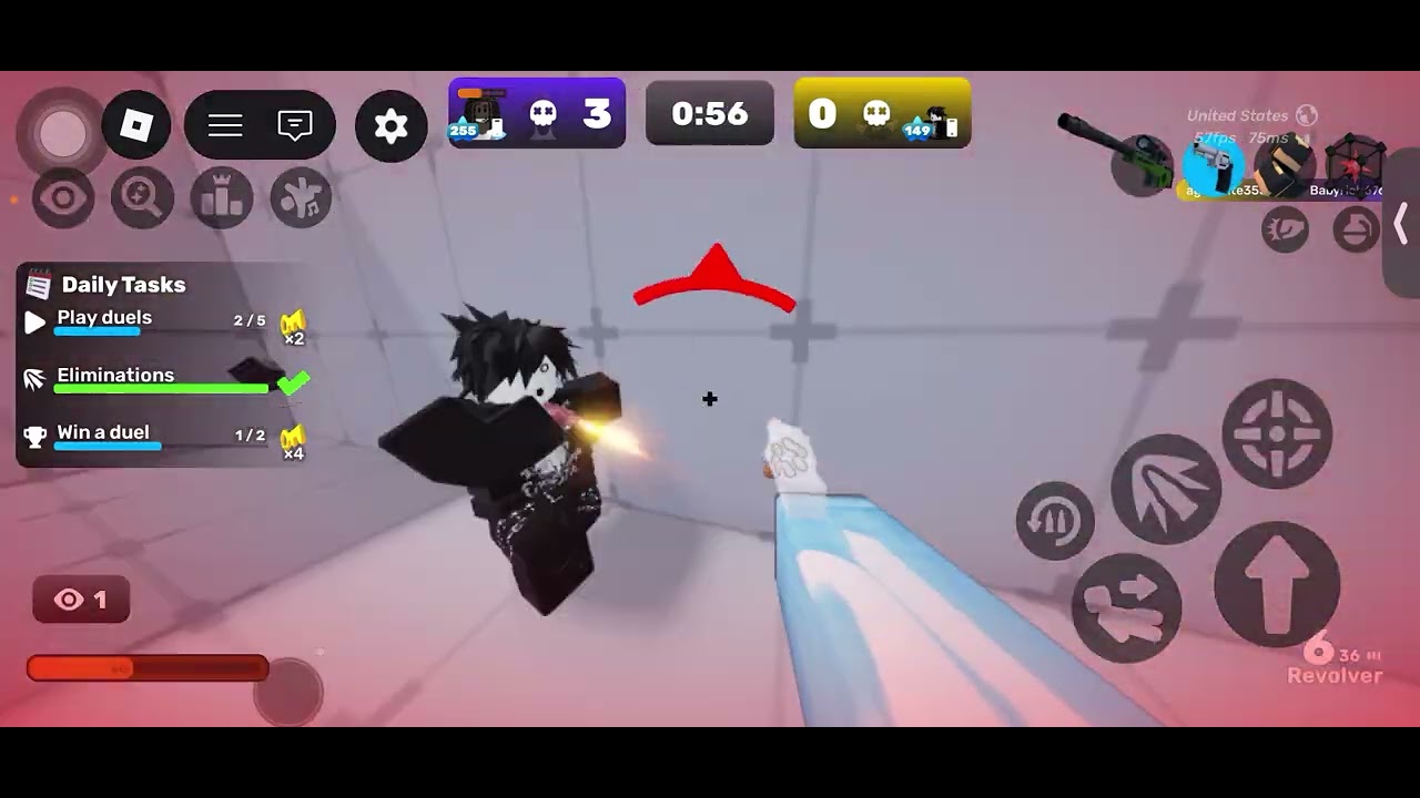 #roblox #gaming me and my cuz playin rivals w clip