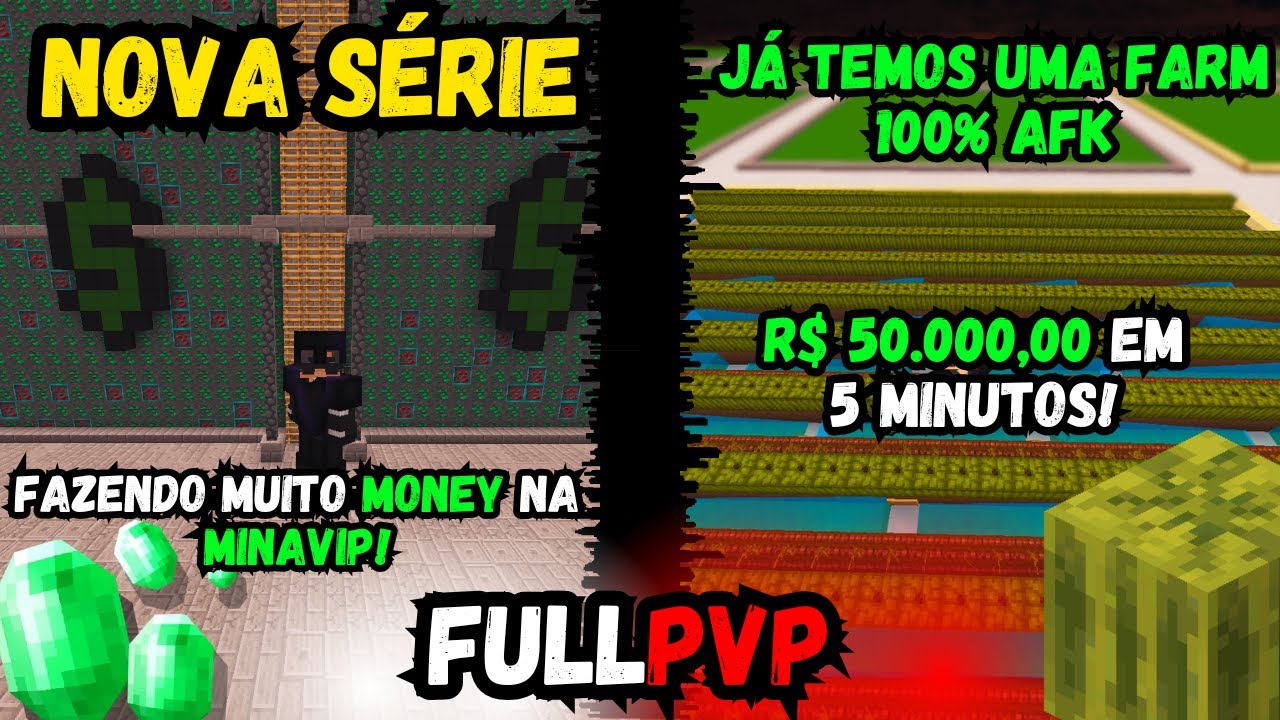 FULLPVP CLÁSSICO - COMEÇANDO DO ZERO E JÁ FIZ UMA FARM DE MELANCIA 100% AFK GERANDO MUITA GRANA