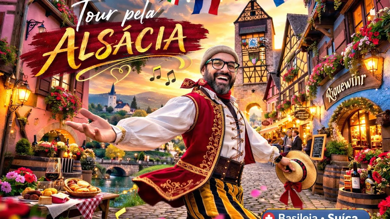 Vamos fazer um tour pela Alsácia e Basiléia!