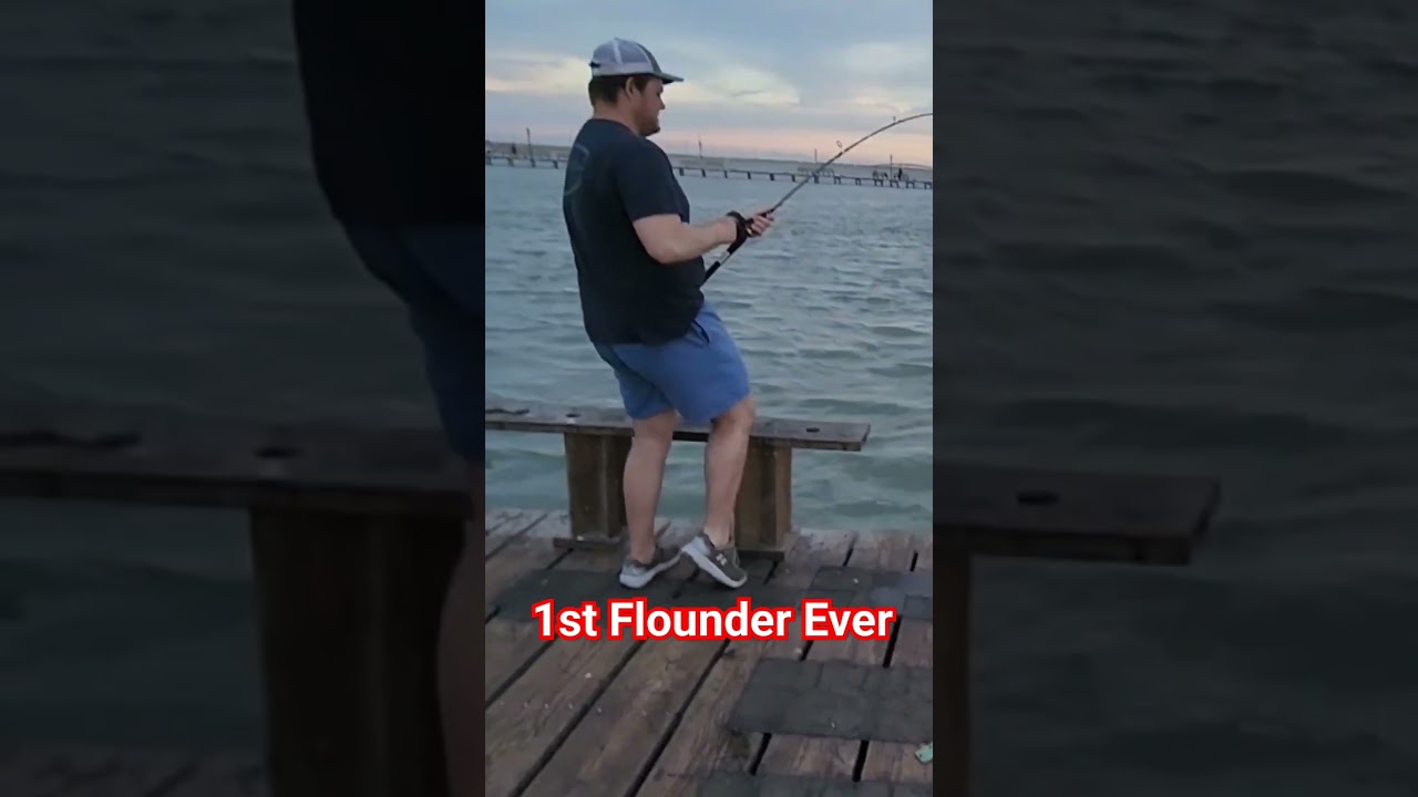 HIS FIRST FLOUNDER EVER 🔥