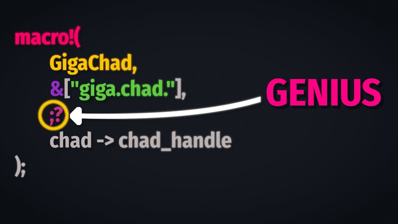 макросы ржавчины - это магия