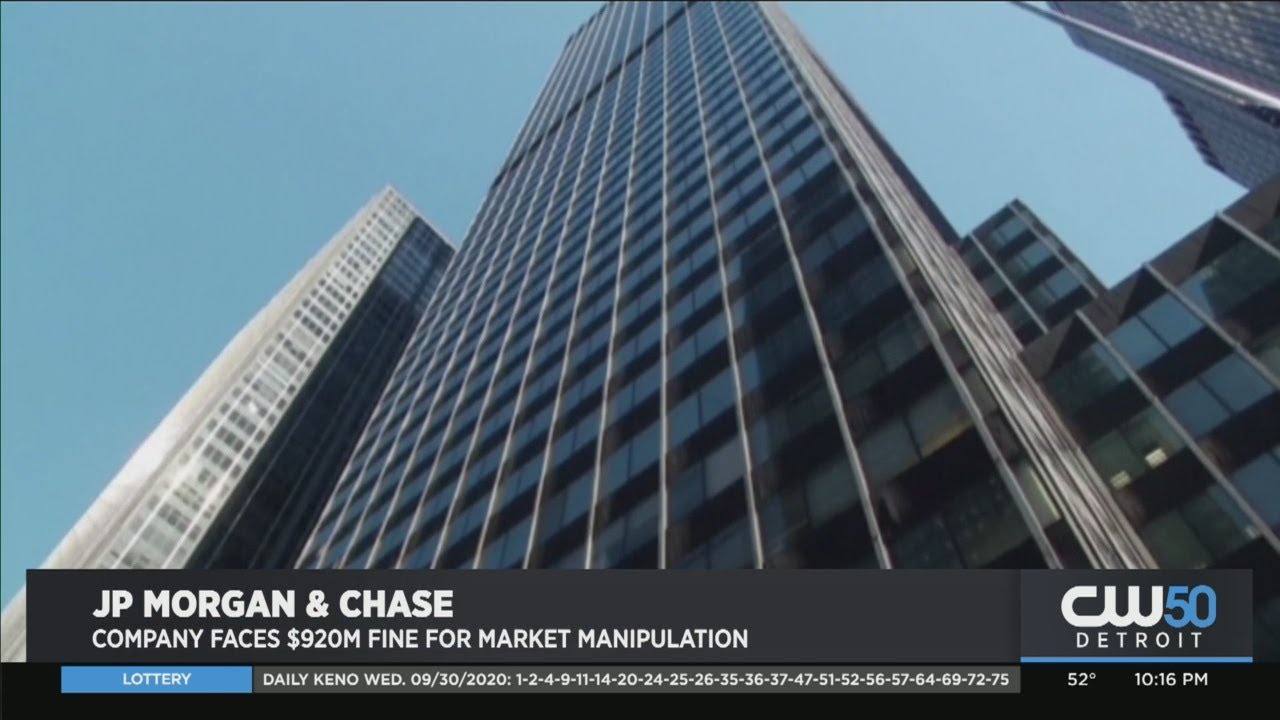 JPMorgan Chase To Pay $920M Fine For Market Manipulation