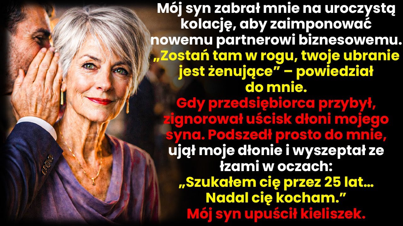 Mój Syn Ukrył Mnie Na Przyjęciu. Właściciel Firmy Mnie Znalazł I Powiedział „Szukałem Cię”