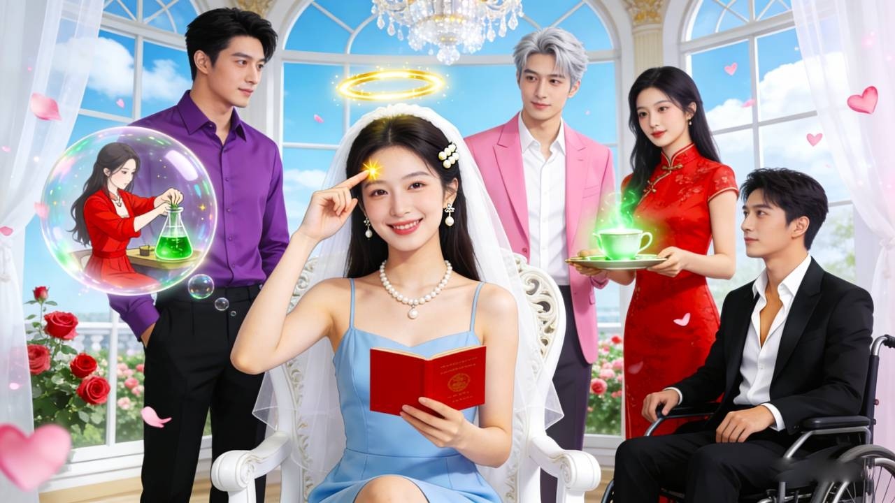 前世，被惡毒姊姊殘忍殺害！重生回換嫁當天，我能讀懂所有人的心聲！嫁給殘障總裁，卻一舉成為首富！被全家寵上天！