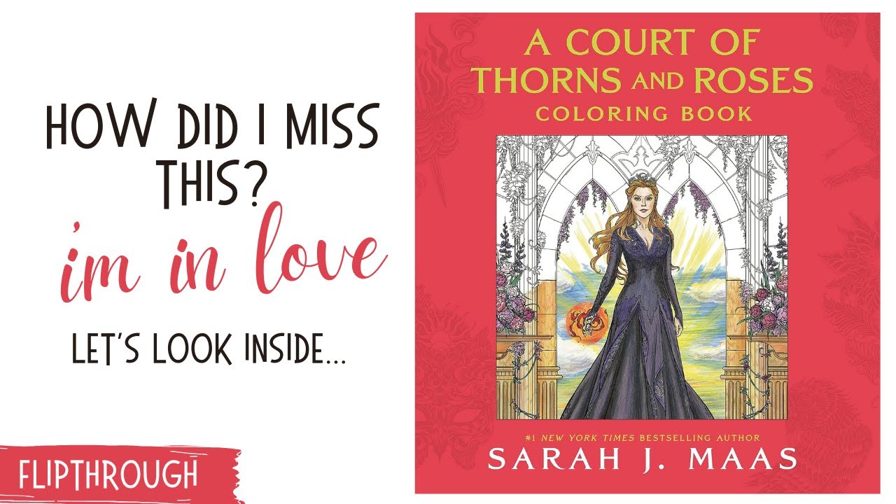 OMG I'm Too Excited! The ACOTAR Adult Coloring Book Review and Reveal