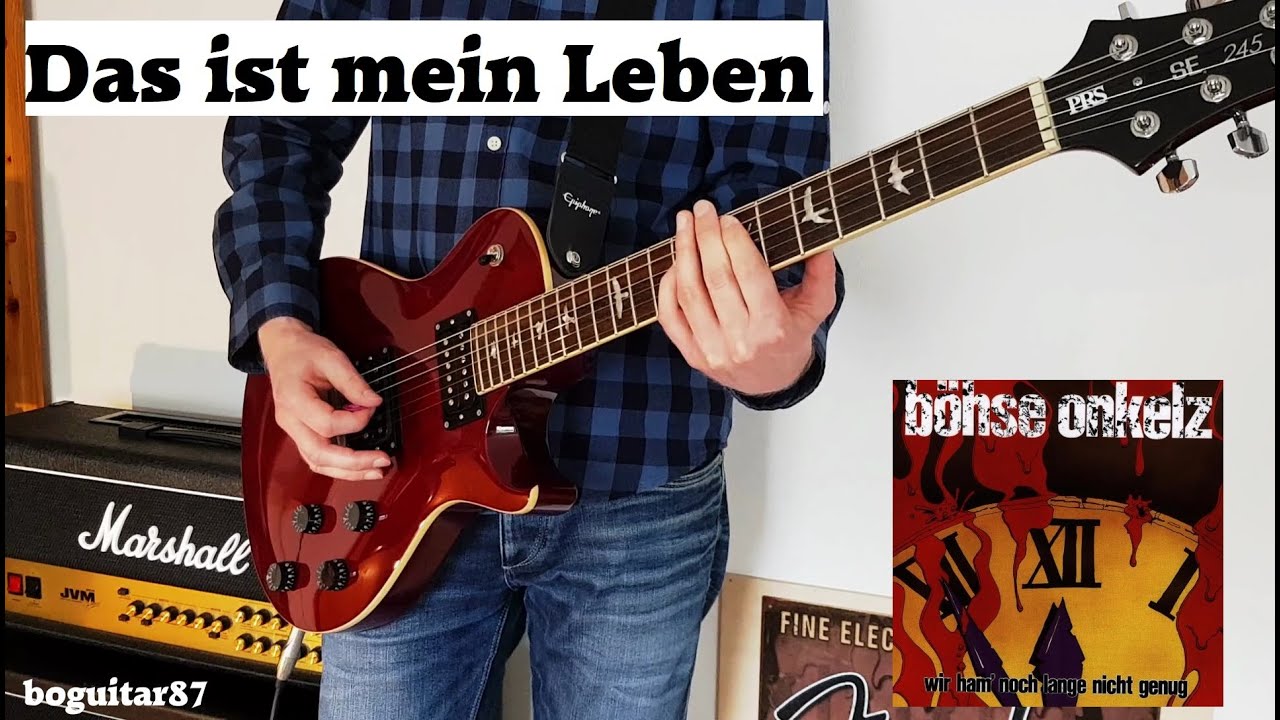 Das ist mein Leben (Böhse Onkelz) | Gitarren-Cover (mit Solo)