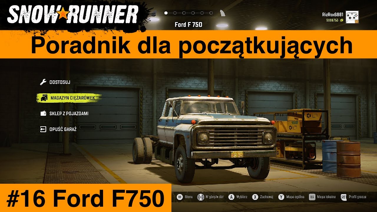 Snowrunner Poradnik dla początkujących #16 Ford F750 🇵🇱