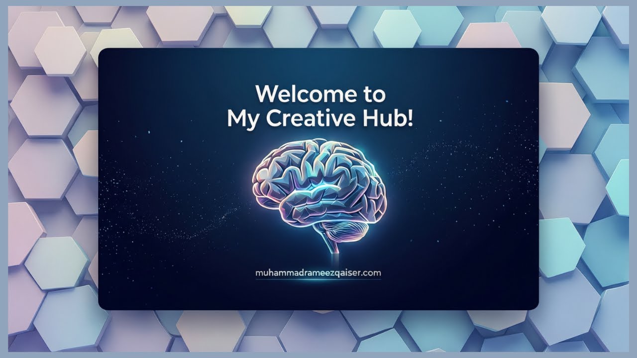 Welcome to My Creative Hub! 🌐 Inside muhammadrameezqaiser.com | Pakistan