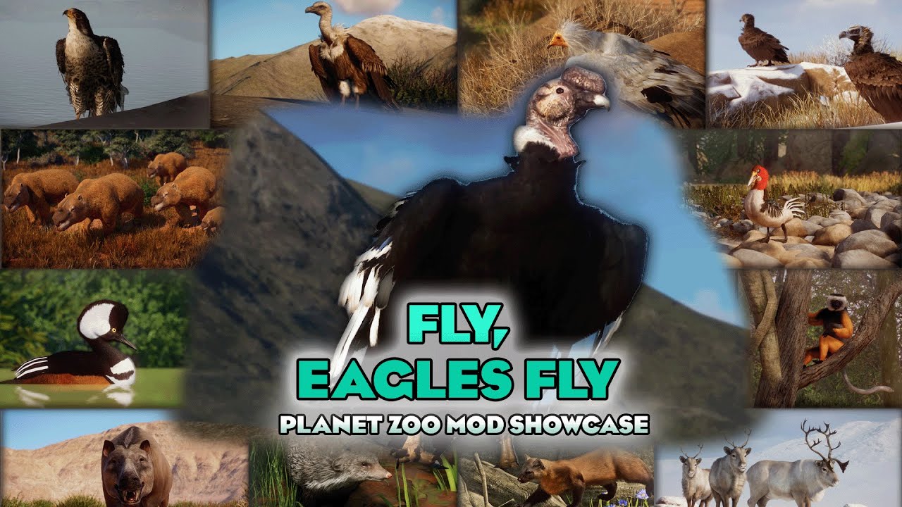 🦅 Летите, орлы, летите! | Демонстрация модов Planet Zoo