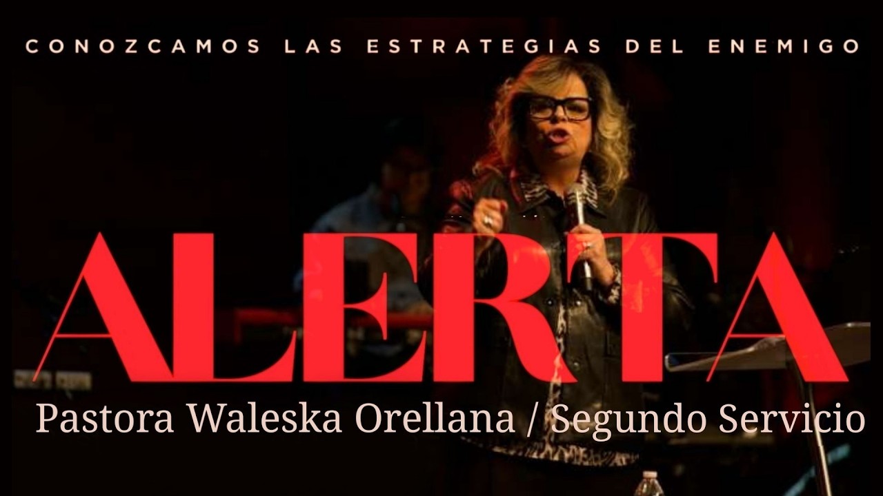 Segundo Servicio En Vivo Iglesia CAF | Mensaje: Alerta | Pastora Waleska Orellana | 3/15/2026