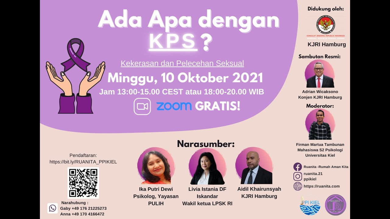 DISKUSI ONLINE: PENCEGAHAN KEKERASAN DAN PELECEHAN SEKSUAL UNTUK WNI DI LUAR NEGERI