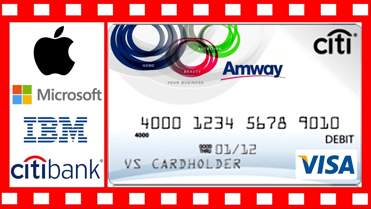 ✅ПАРТНЕРЫ КОМПАНИИ AMWAY: Apple, VISA, IBM, Microsoft, Citi Bank