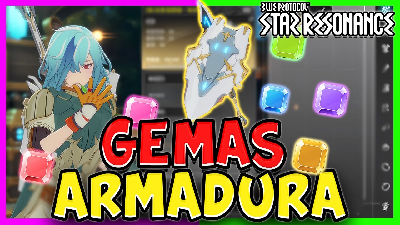 Guia ARMADURAS y GEMAS | Asi te haces FUERTE en  Blue Protocol: Star Resonance
