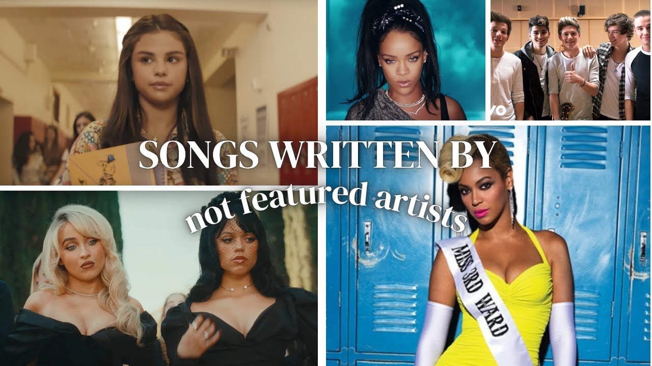 Songs co-written by other famous artists (crazy)