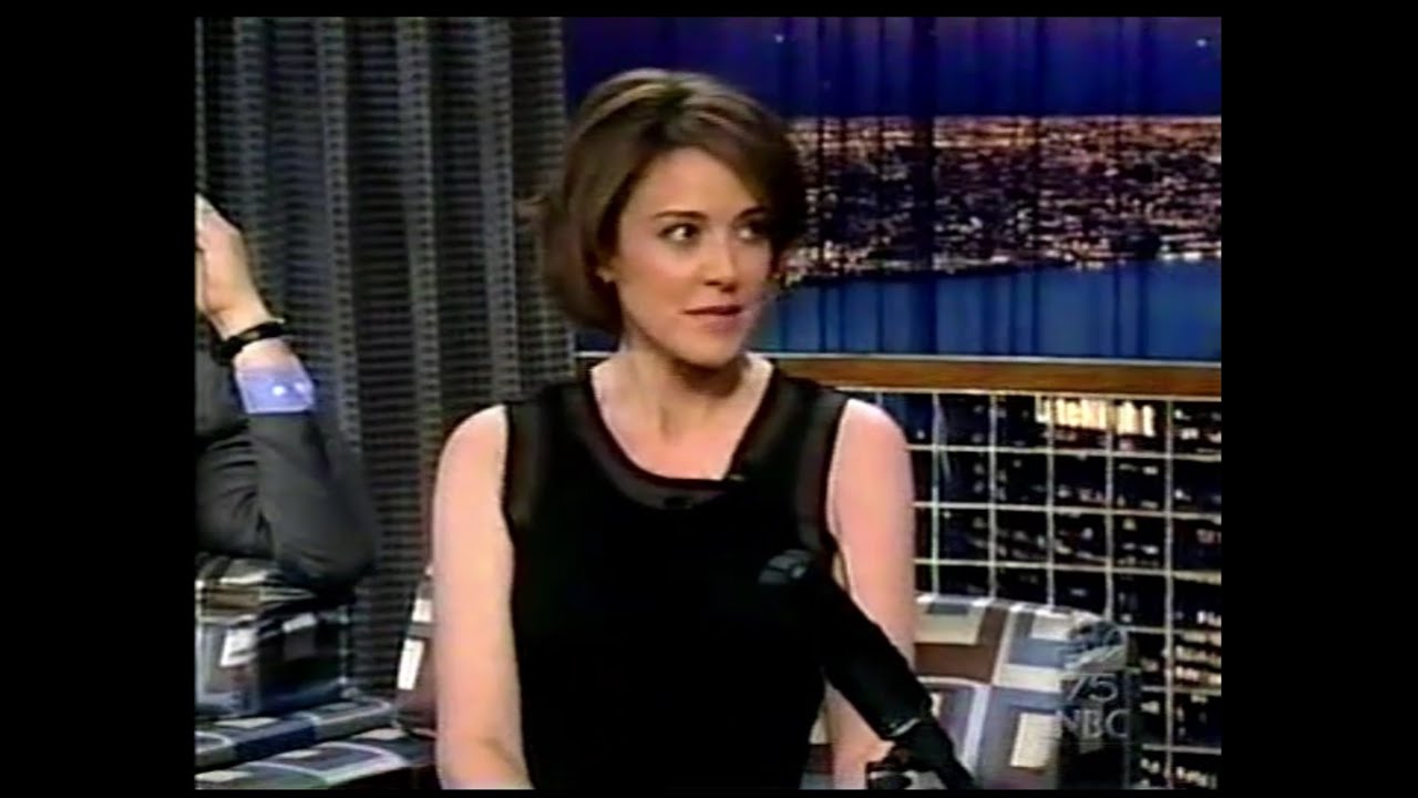 Christa Miller on Late Night April 30, 2002