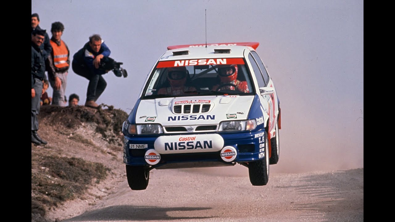 Drive Rally Retro: Best of.... Nissan Sunny GTI-R.   Snow/Gravel Action.  Swedish Rally/RAC Rally