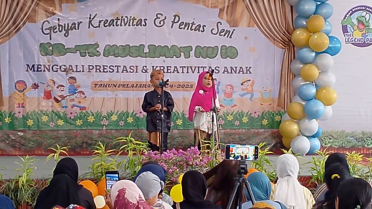 Ini acara perpisahan TK muslimat NU 10 gaess #tk #anak-anak #muslimat