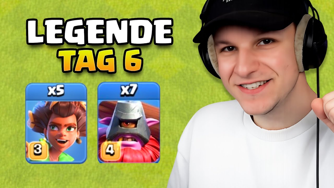 STRATEGIE GEFUNDEN!😍 ALLE Angriffe [Tag 6] 🏆 Legenden Liga Push | byHenrik Clash of Clans Highlights
