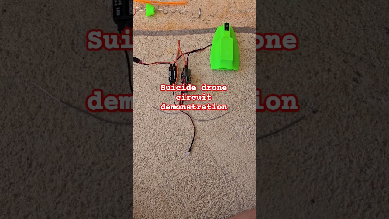 Suicide drone circuit demonstration