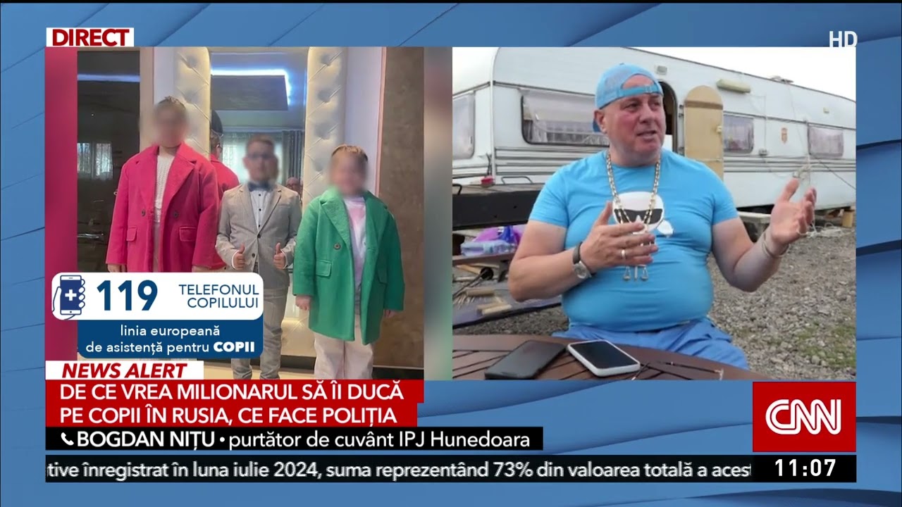 Surse: Adrian Marțian vrea să îi ducă pe cei 3 copii în Rusia. Unde au fost găsiți și unde sunt acum