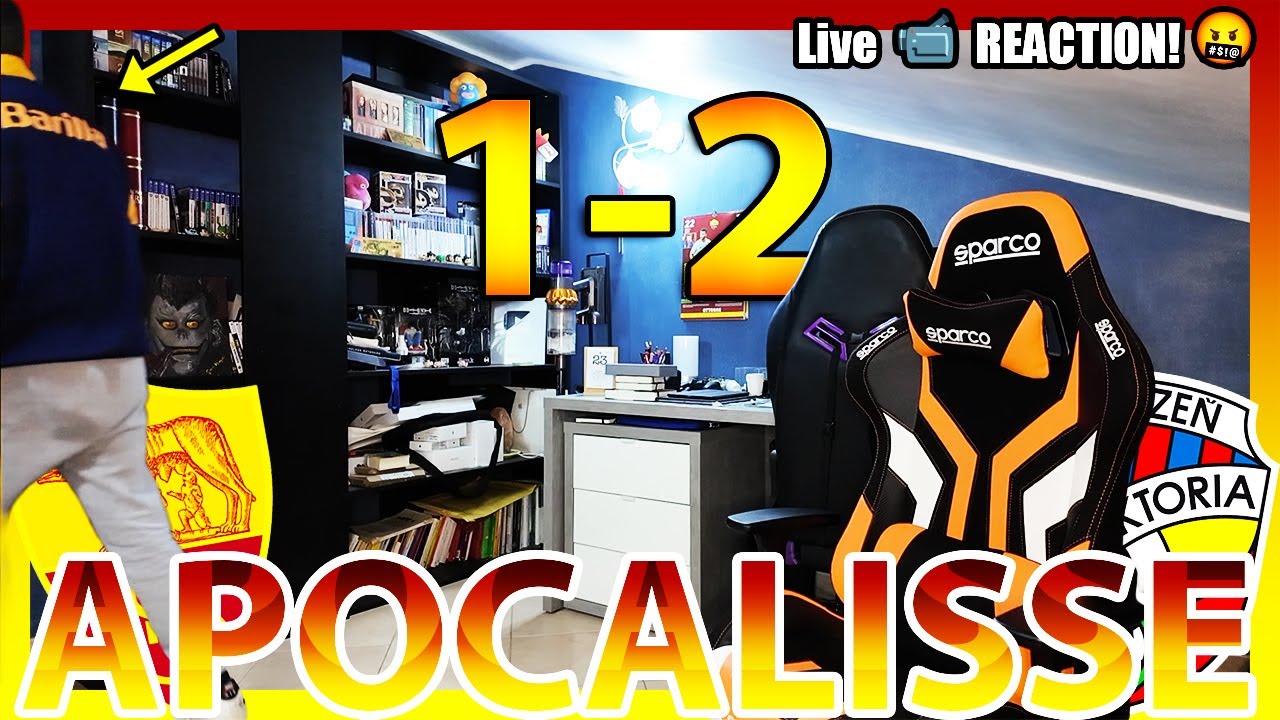 MAP0RCALISSE... ROMA-VIKTORIA PLZEN 1-2 [LIVE REACTION]