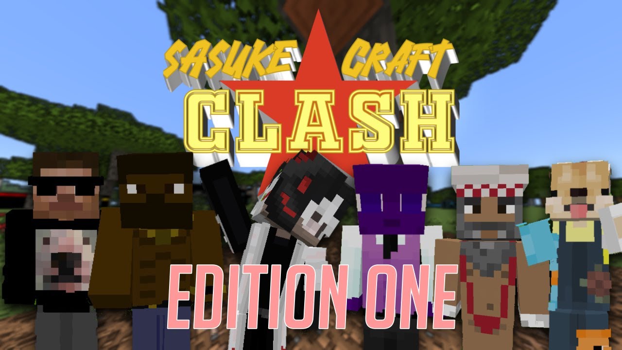 SASUKE Craft Clash (Minecraft Ninja Warrior) Edition 1