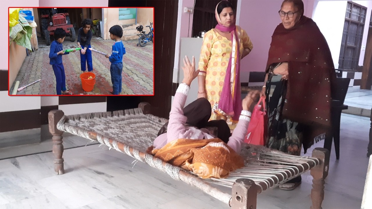 हो गई होली पूजन और रंग दुल्हैंडी, Shraddha Shree Vlogs, Family vlogs