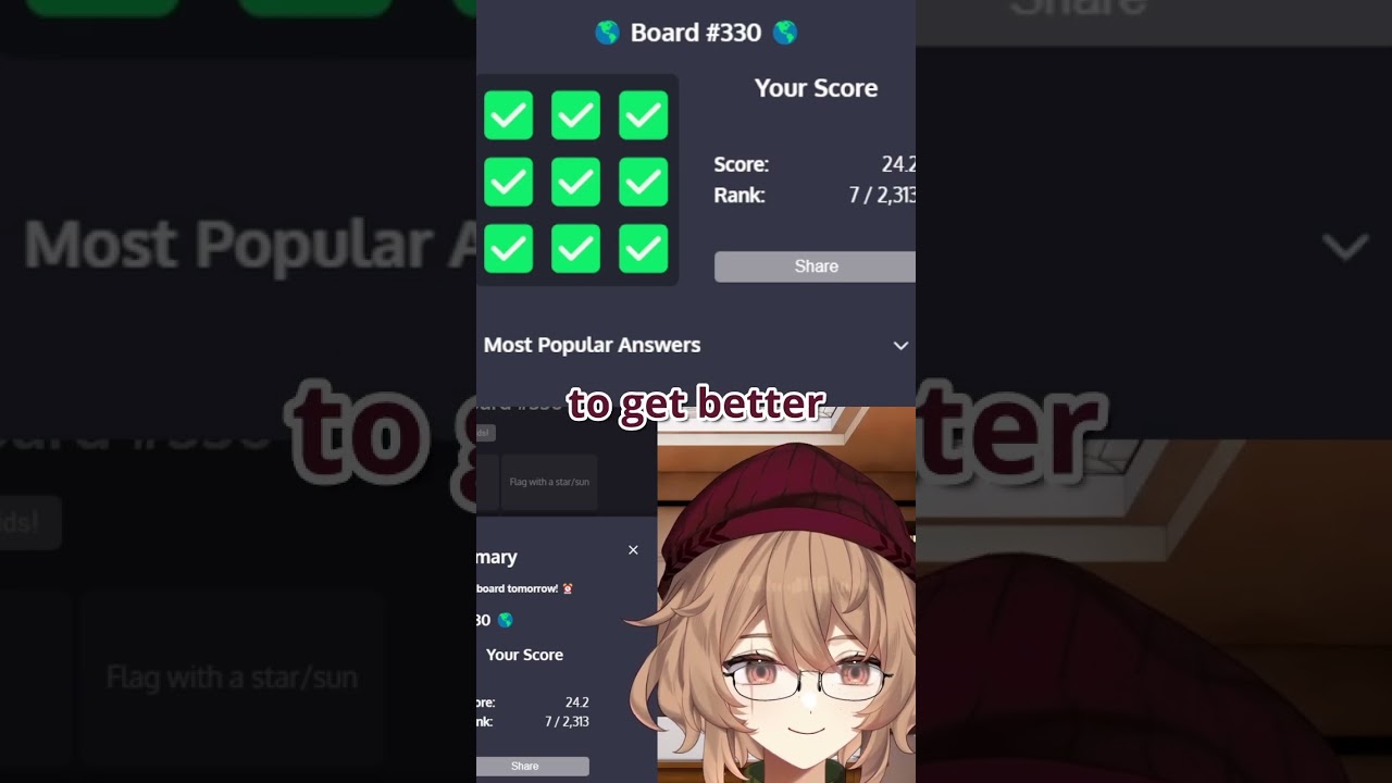 Former History Professor Plays GeogridGame #shorts #clioaite #vtuber #clioclips #vtuberclips