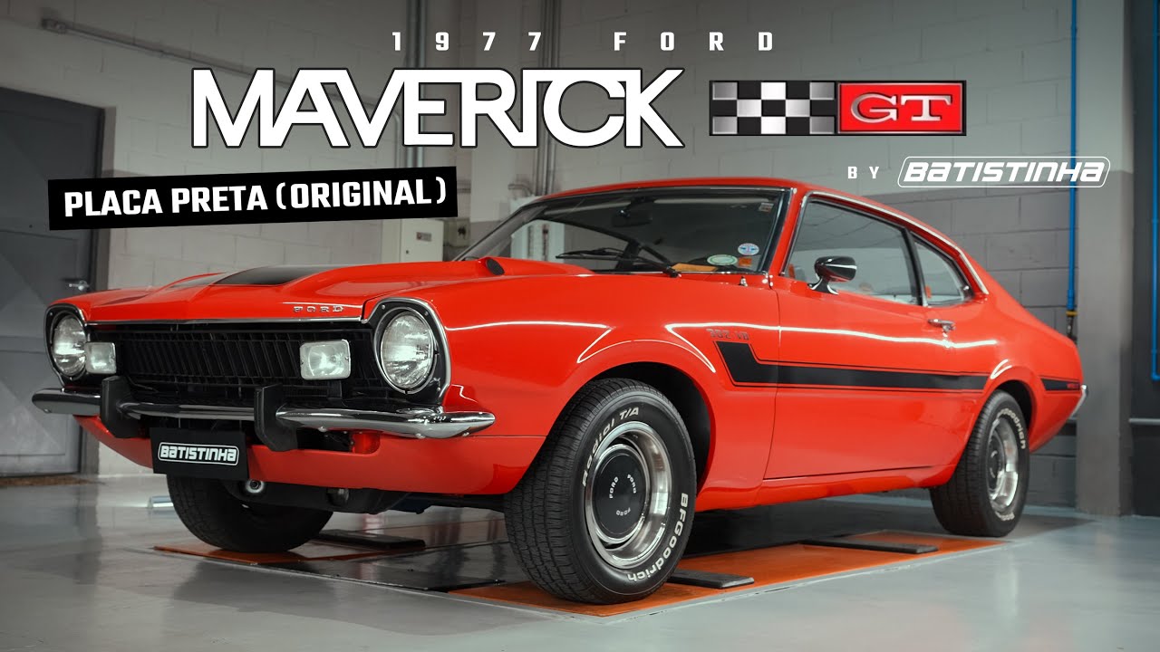 Maverick GT V8 1977 Placa Preta - Batistinha Garage