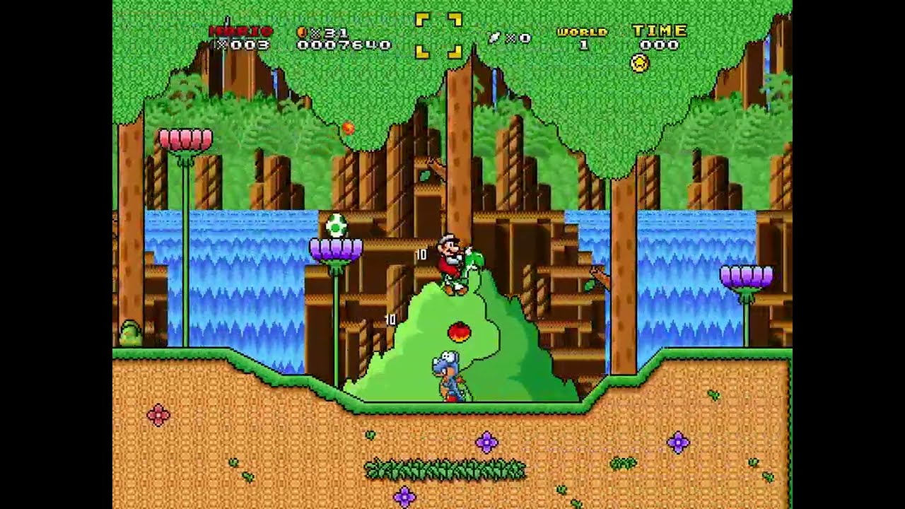 SMBX 1.4.5 Custom Level: Yoshi's Florid Gorge (World 1-6)