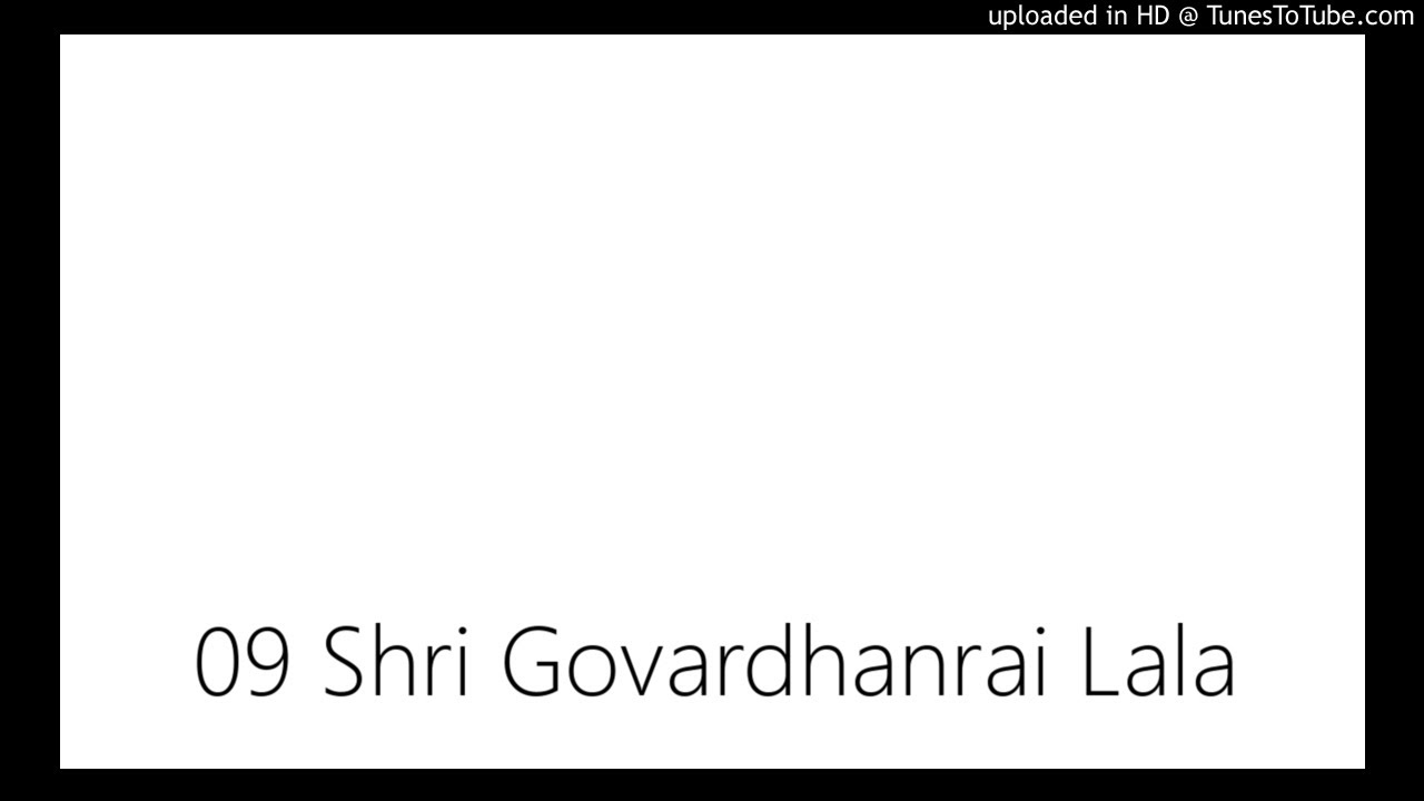 09 Shri Govardhanrai Lala