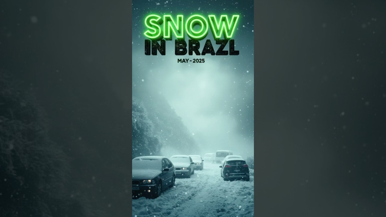 Snowfall Shocks Brazil in MAY 2025 — Unbelievable Weather!