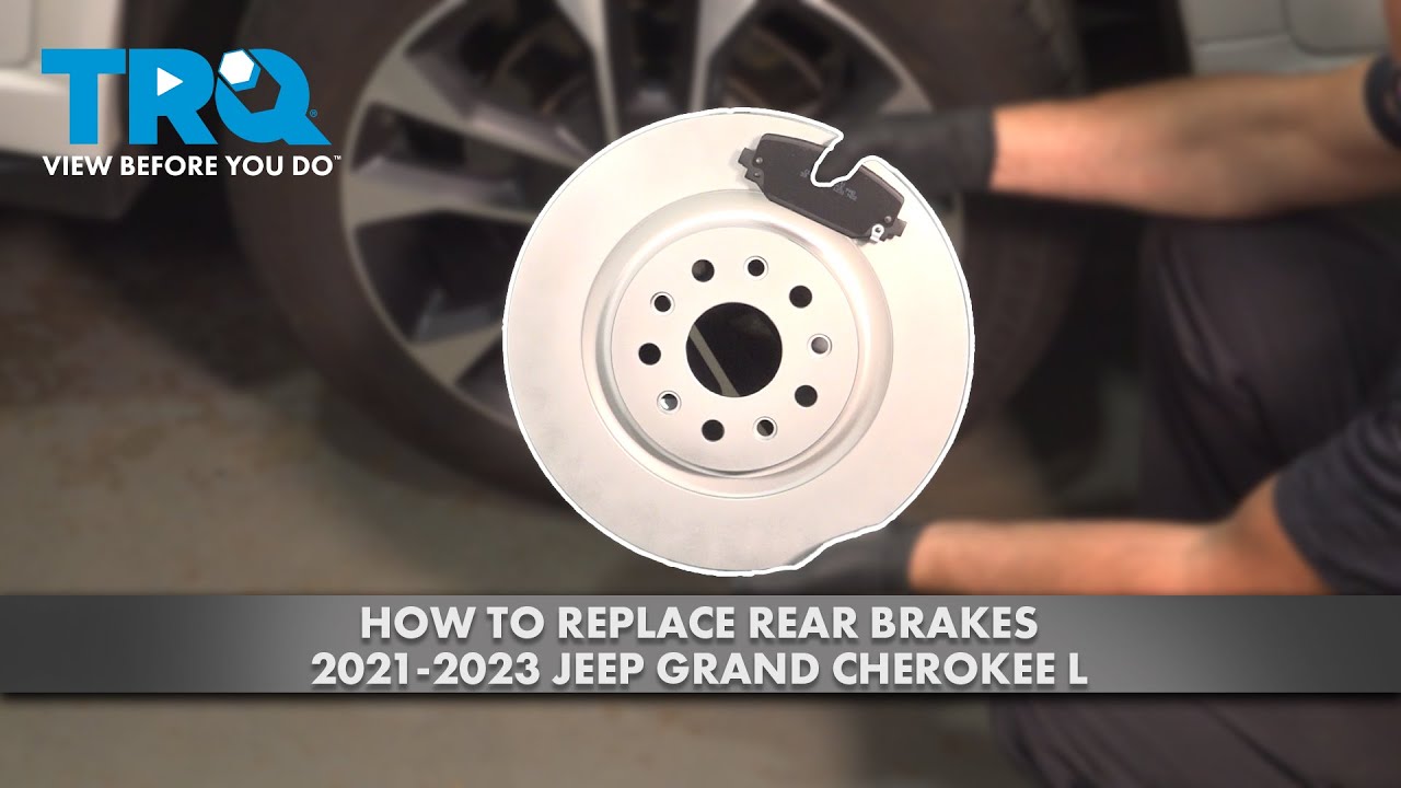 Как заменить задние тормоза на Jeep Grand Cherokee L 2021-2023 годов