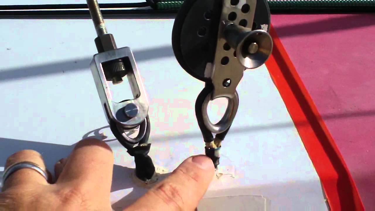 Contender skiff carbon fibre rod rigging