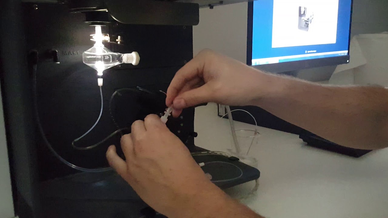 Agilent ICP-OES 5800/5900 - výměna zmlžovače s běžícím plazmatem - nebuliser exchange running plasma