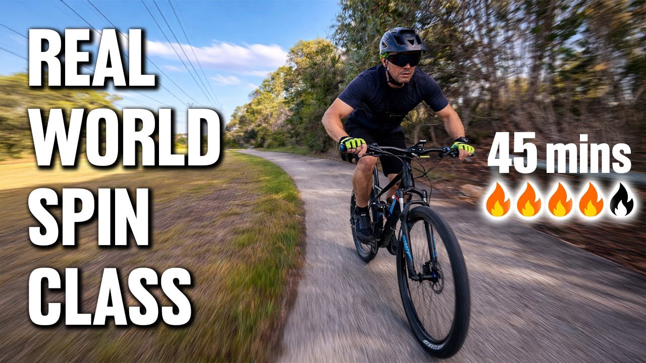 45-Min REAL WORLD Spin Class 🚴‍♂️ | Springwood, Logan City POV