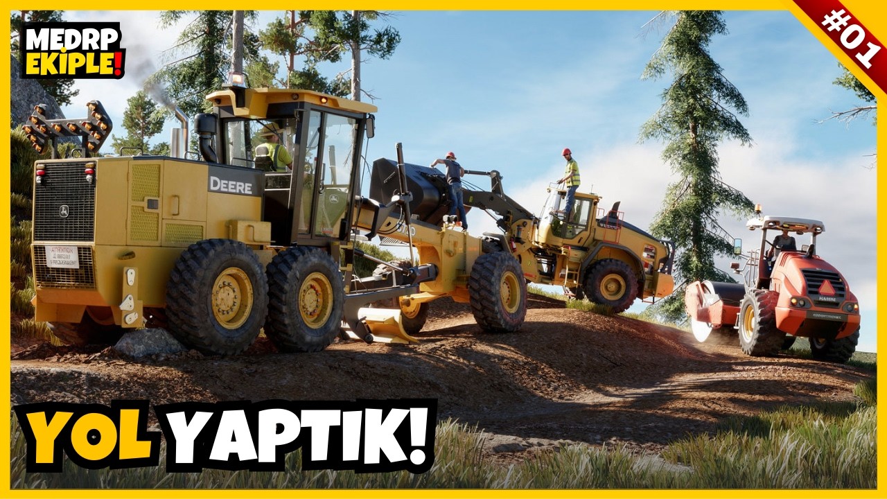 MEDRP EKİBİ İLE BİRLİKTE YOL YAPTIK! | FS25 İNŞAAT GAMEPLAY