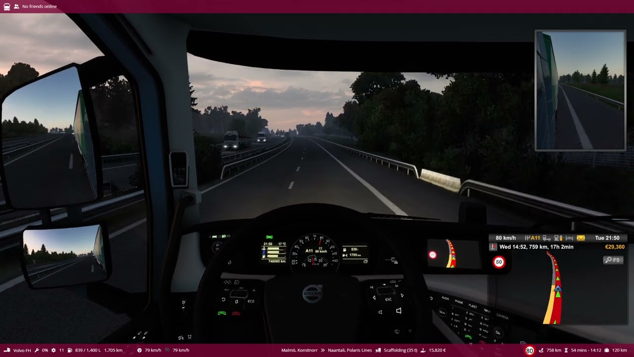 ETS2 Full Drive | Malmö (SE) to Naantali (FI) | 878KM
